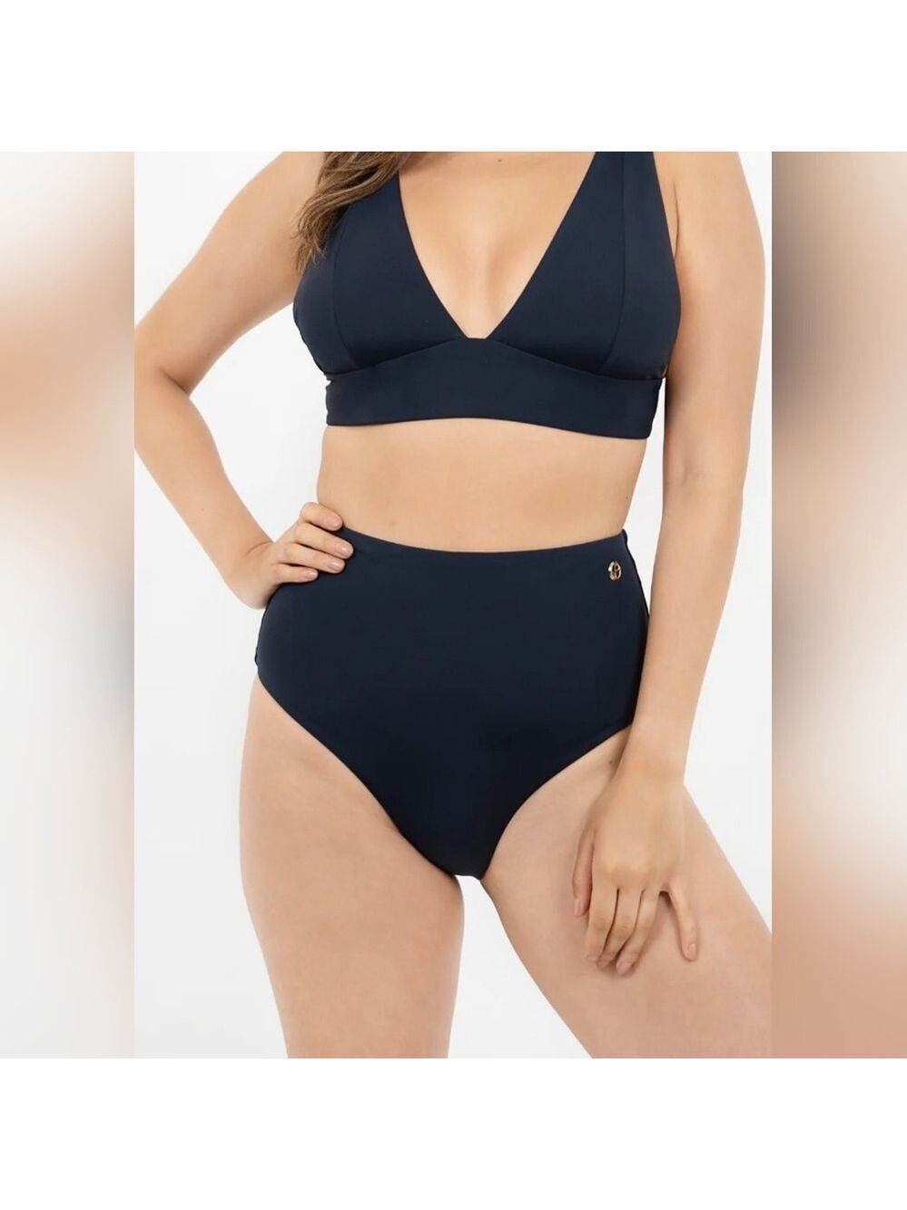Uluwatu Timeless Bikini Bottom in Dark Blue Pebble